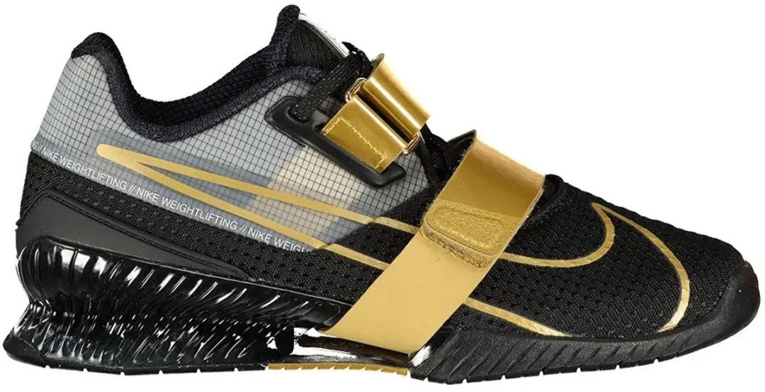 Nike Romaleos 4 Gewichthefschoenen - Zwart/Goud - EU 41 - afbeelding 6 van 6