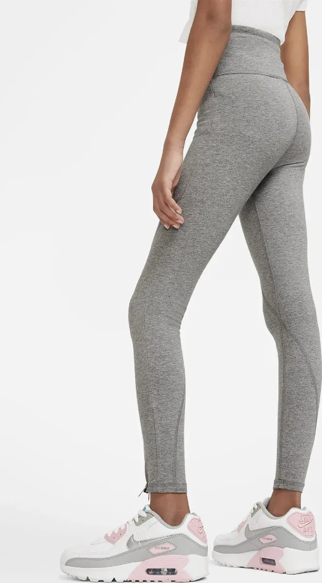 Nike Sportwear Tight Meisjes - Maat 158 - Grijs