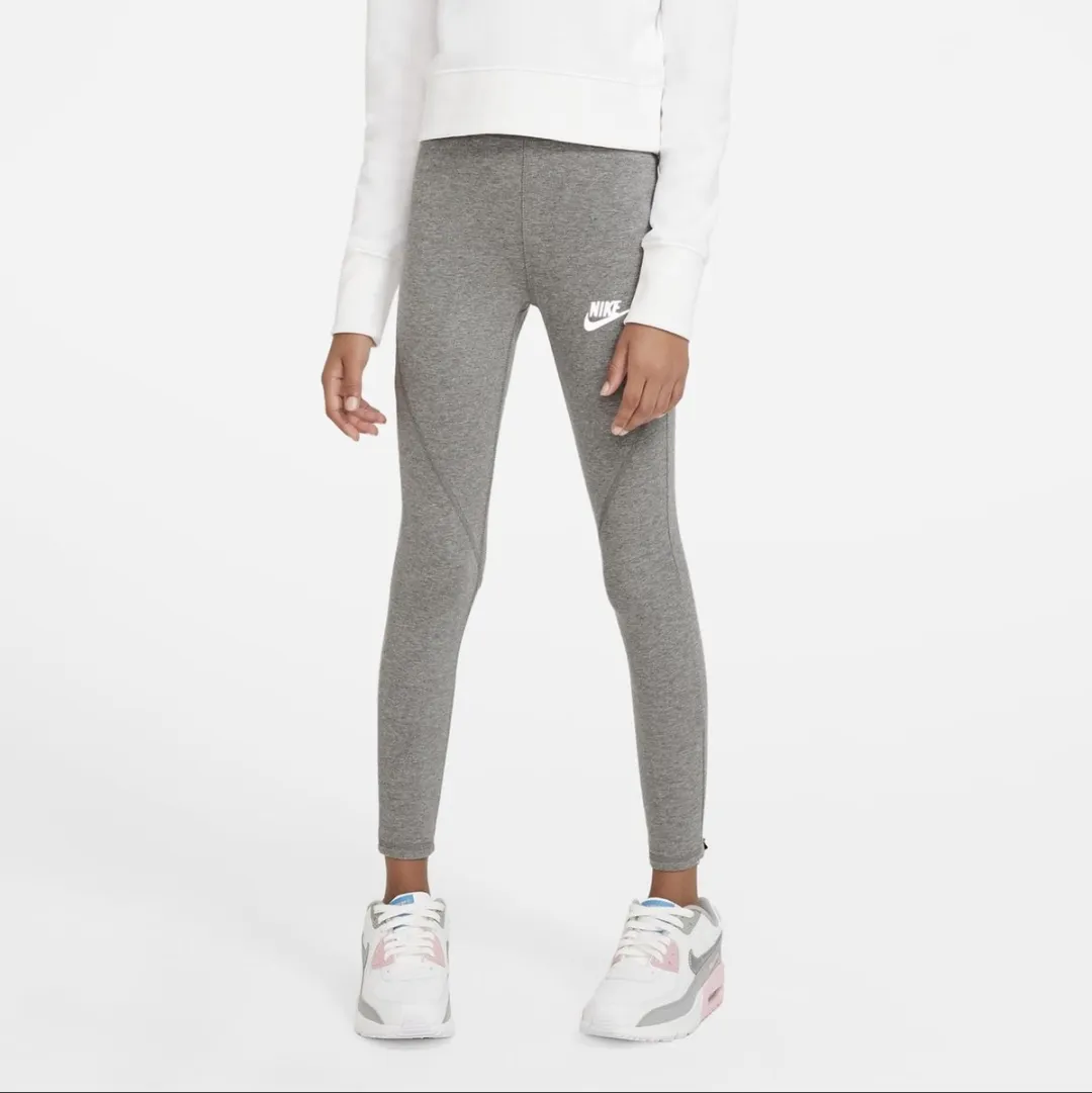 Nike Sportwear Tight Meisjes - Maat 158 - Grijs - afbeelding 6 van 6