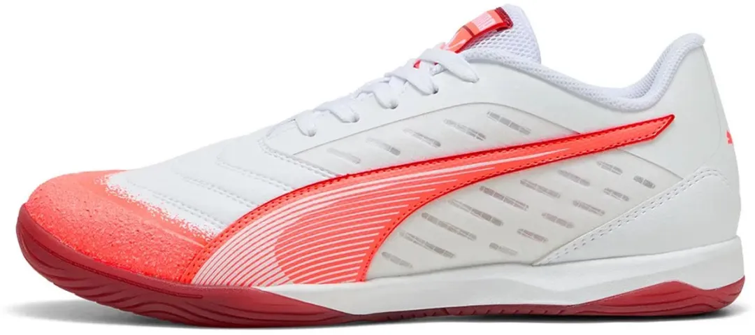 PUMA Ibero IV Zaalschoenen - EU 40 - Wit/Glowing Red/Dark Crimson/Black