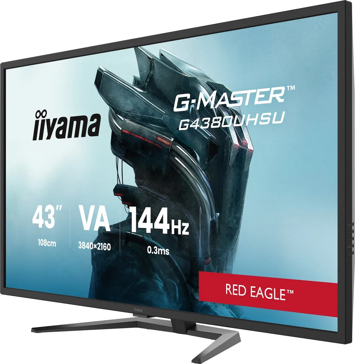 iiyama G-Master G4380UHSU-B2 Red Eagle Monitor 43" 4K 144Hz