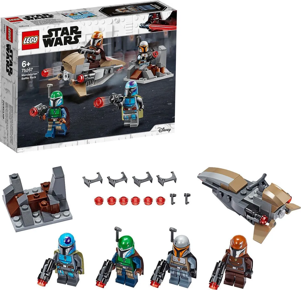 LEGO Star Wars Mandalorian Battle Pack 75267 - 4 Minifiguren - afbeelding 5 van 6