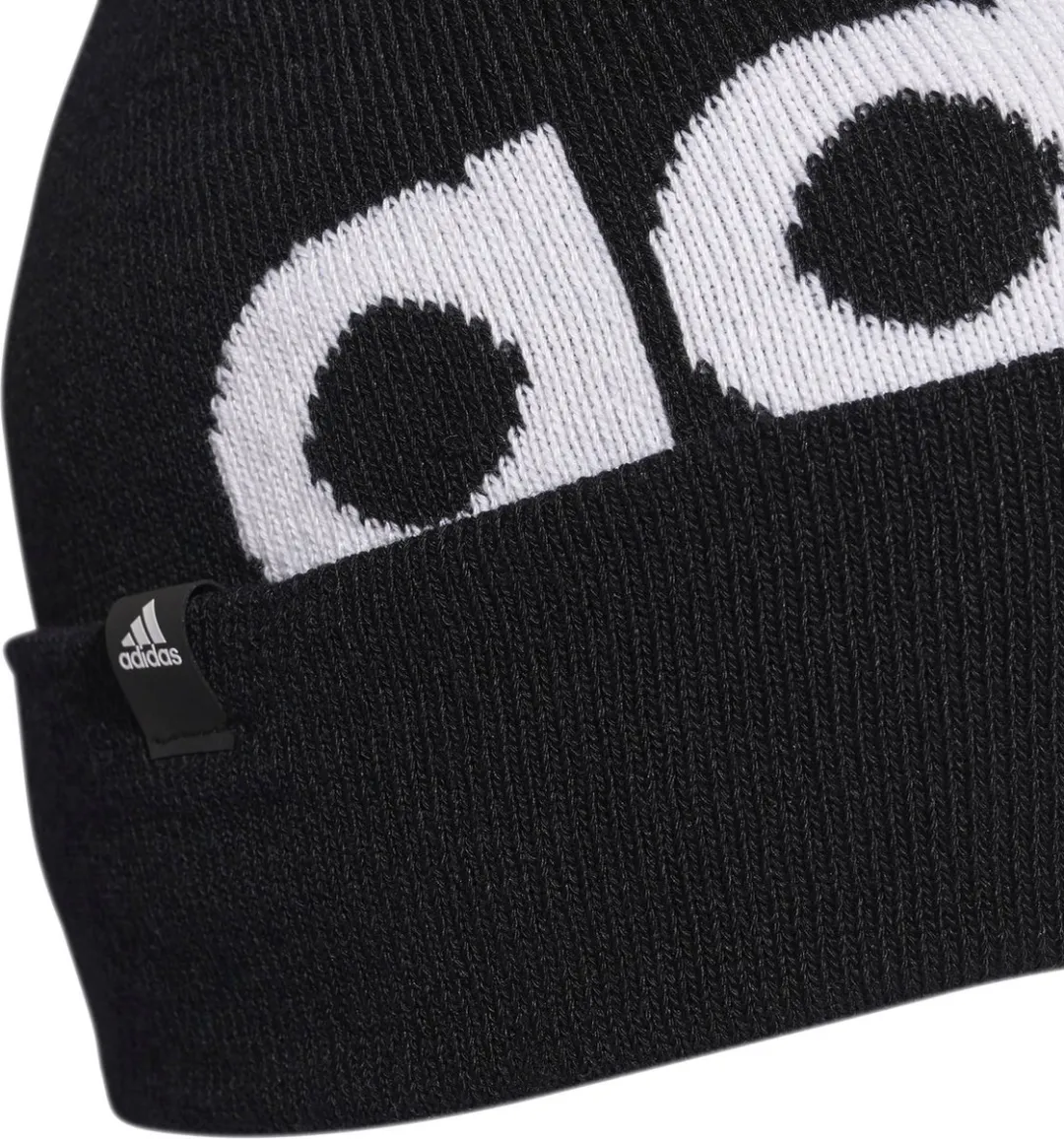 Adidas Muts met Pompon - Zwart