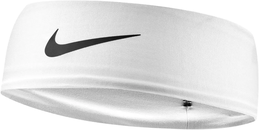 Nike Dri-FIT Fury Classic Hoofdband - Wit
