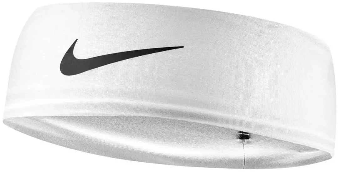 Nike Dri-FIT Fury Classic Hoofdband - Wit