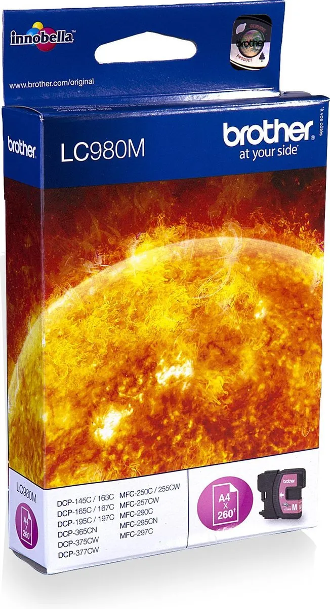 Brother LC-980M Inktcartridge - Magenta