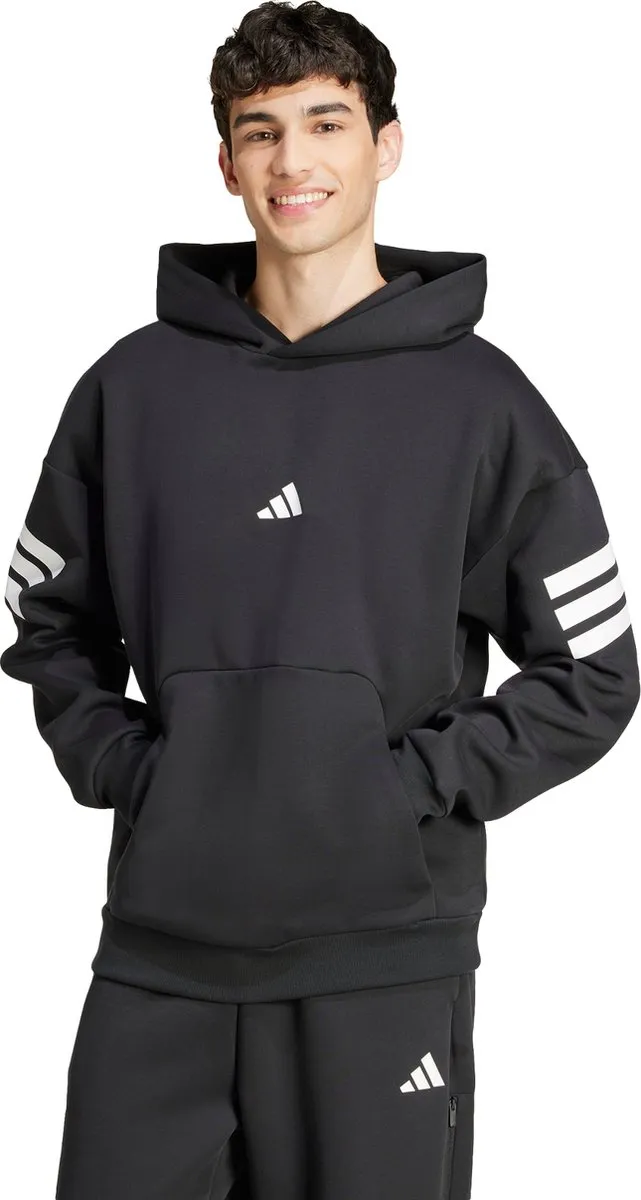 adidas Future Icons 3-Stripes Hoodie Zwart