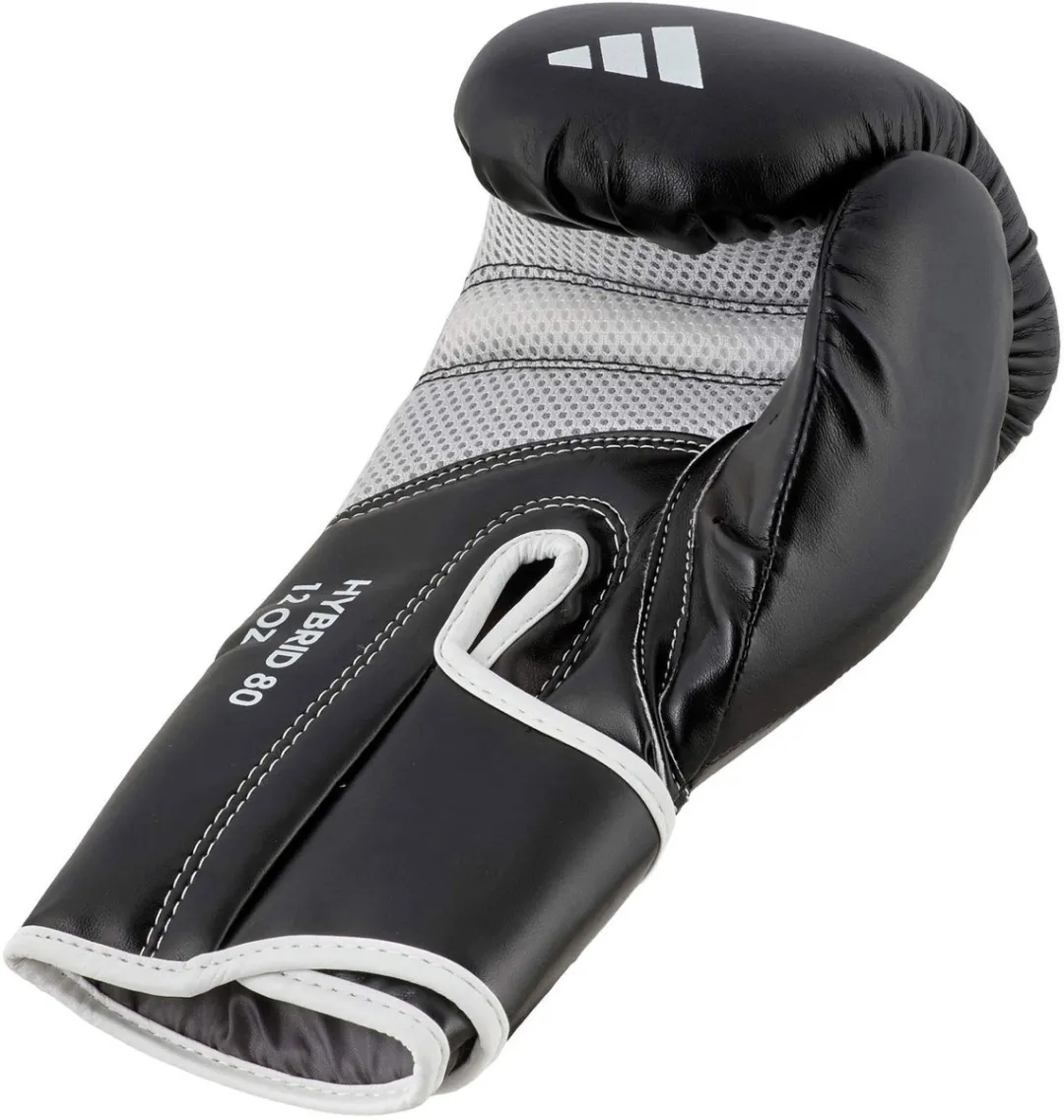 Adidas Hybrid 80 Bokshandschoenen 14 oz - Zwart/Wit