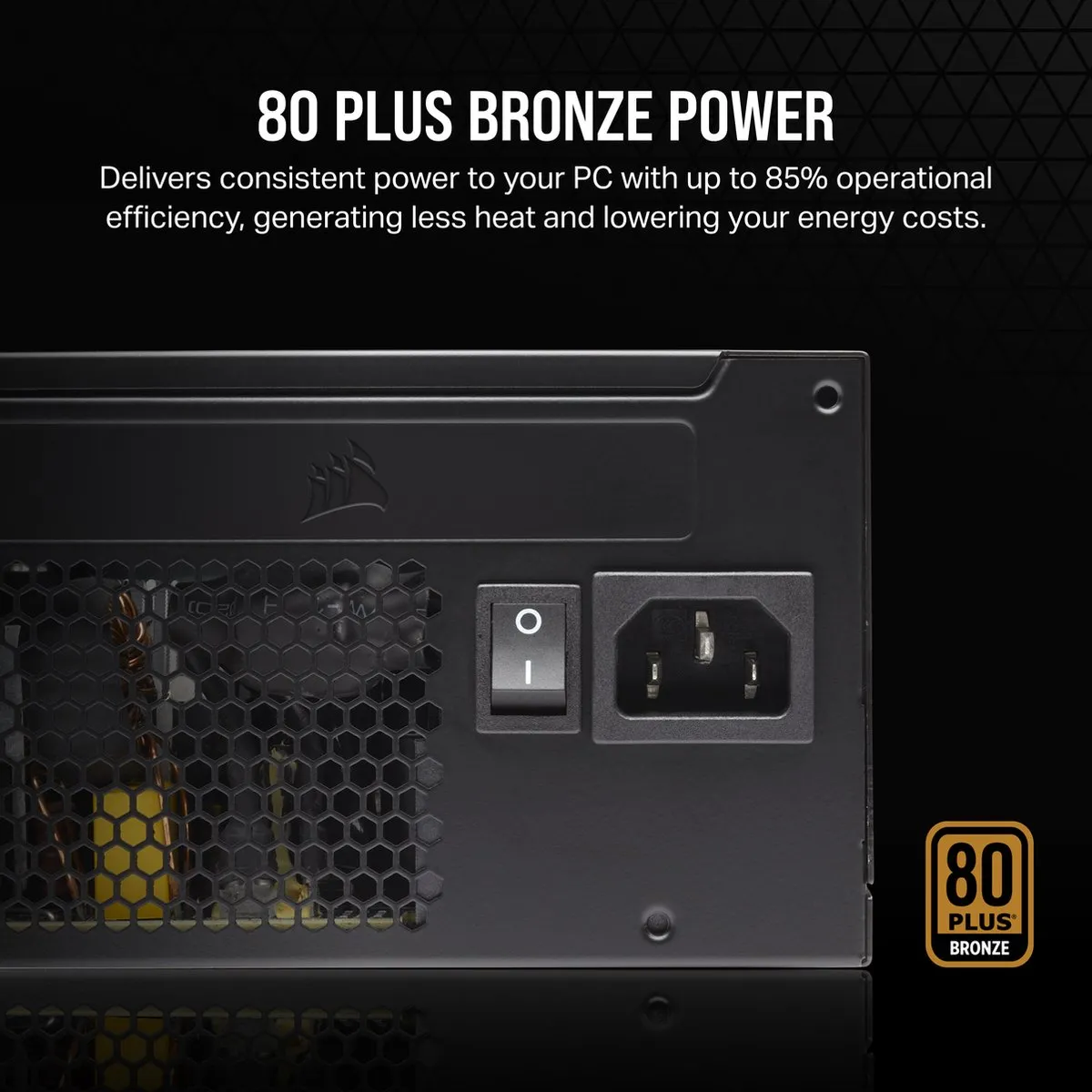 Corsair CX550 CP-9020277-EU Voeding - 550W - ATX - 80 Plus Bronze