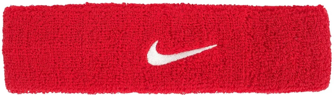 Nike Hoofdband Swoosh Rood N1012407610