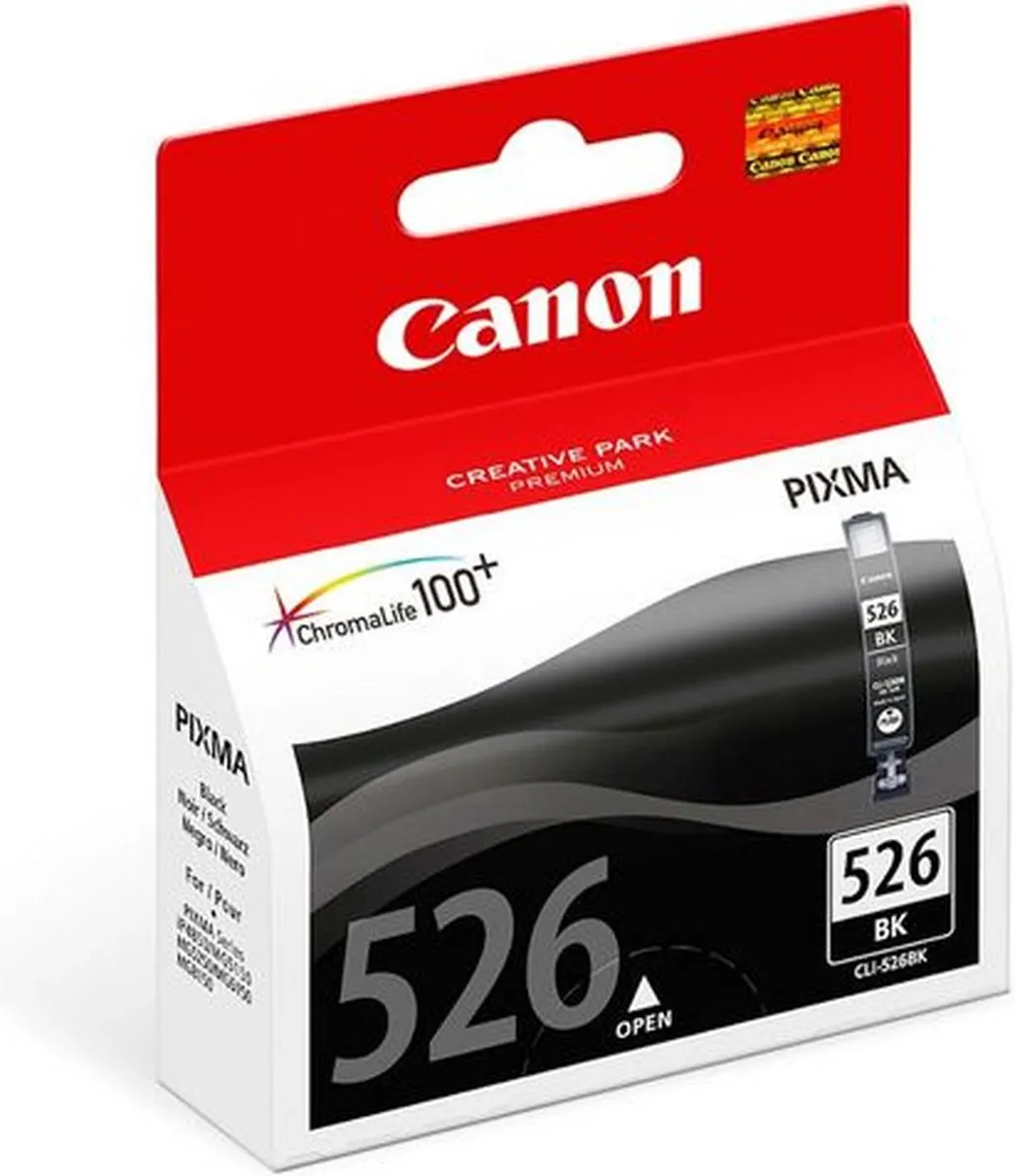 Canon CLI-526 Inktcartridge Zwart - 450 pagina's
