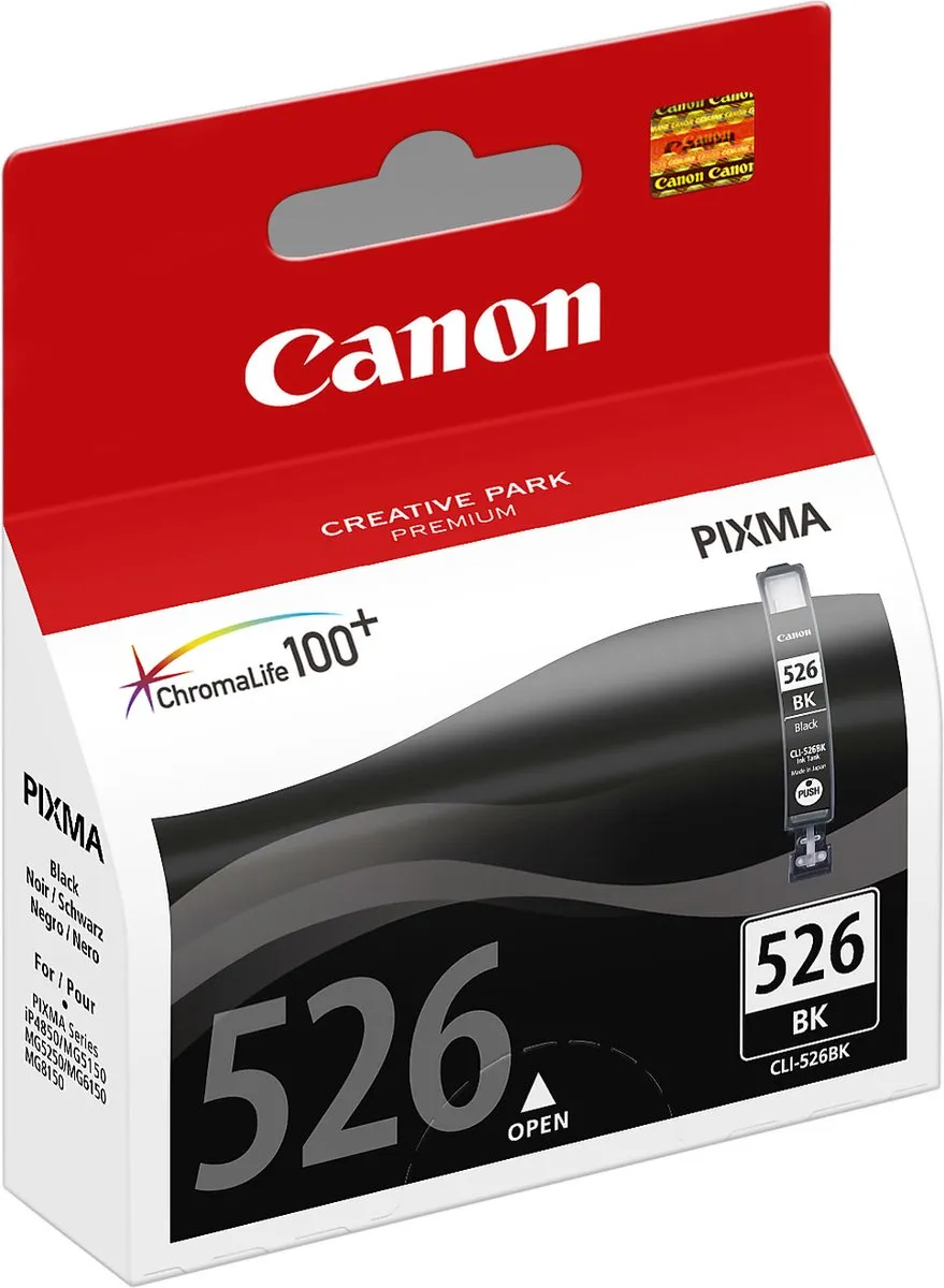 Canon CLI-526 Inktcartridge Zwart - 450 pagina's