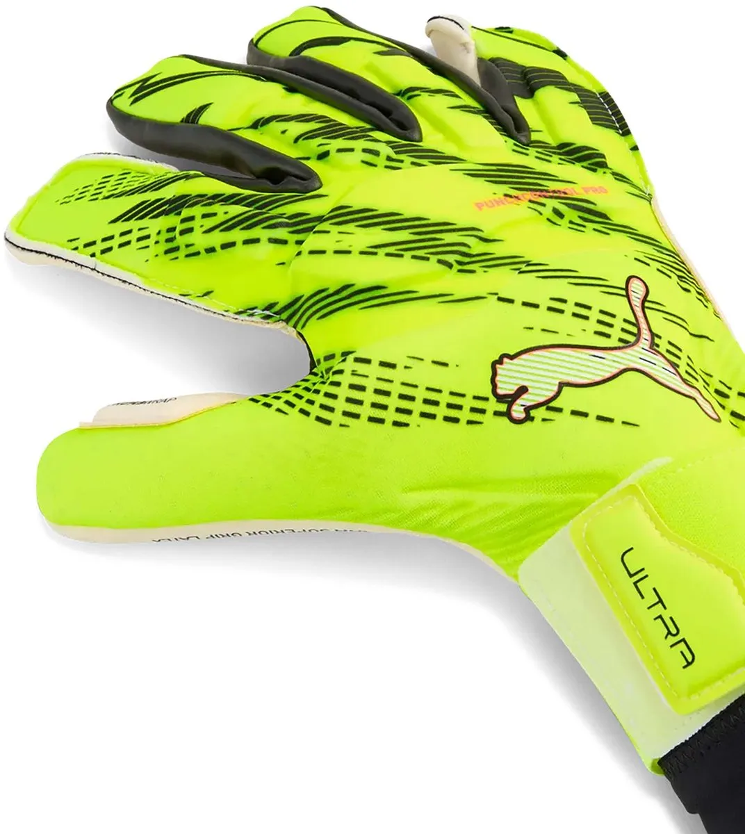 PUMA Ultra Ultimate Hybrid Keepershandschoenen - Maat 10 - Geel/Zwart