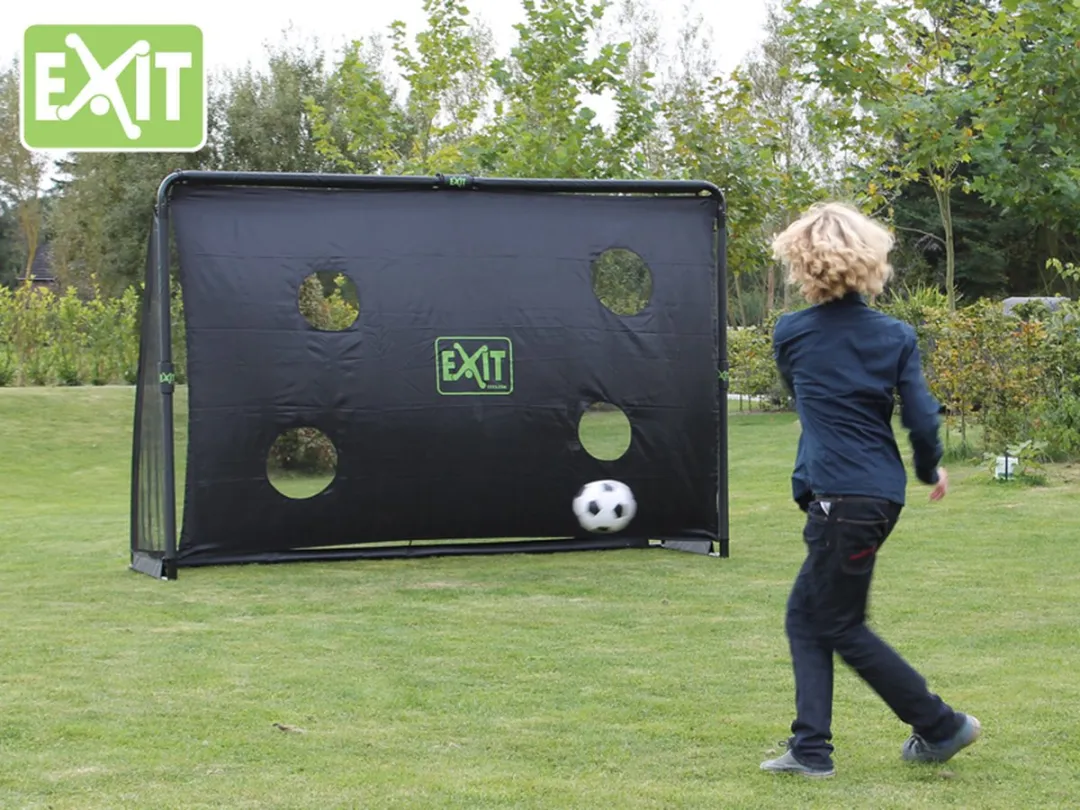 EXIT Finta Stalen Voetbaldoel 300x200cm - Zwart