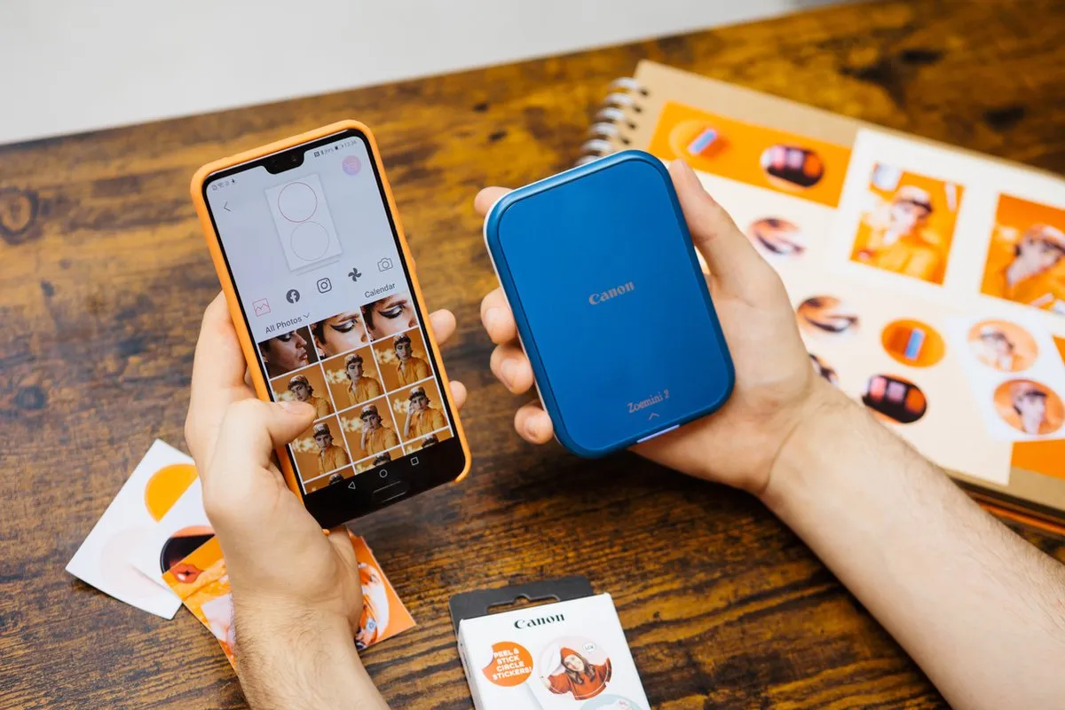 Canon Zoemini 2 Mobiele Fotoprinter - Blauw - afbeelding 6 van 6