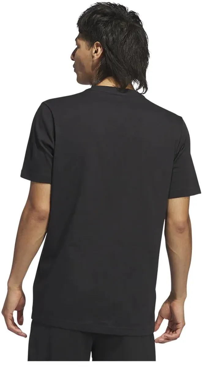 Adidas Worldwide Hoops Logo T-shirt - M - Zwart