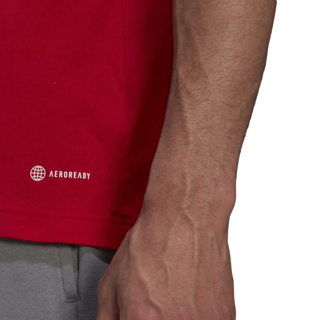 Adidas Entrada 22 T-Shirt Heren - Rood M