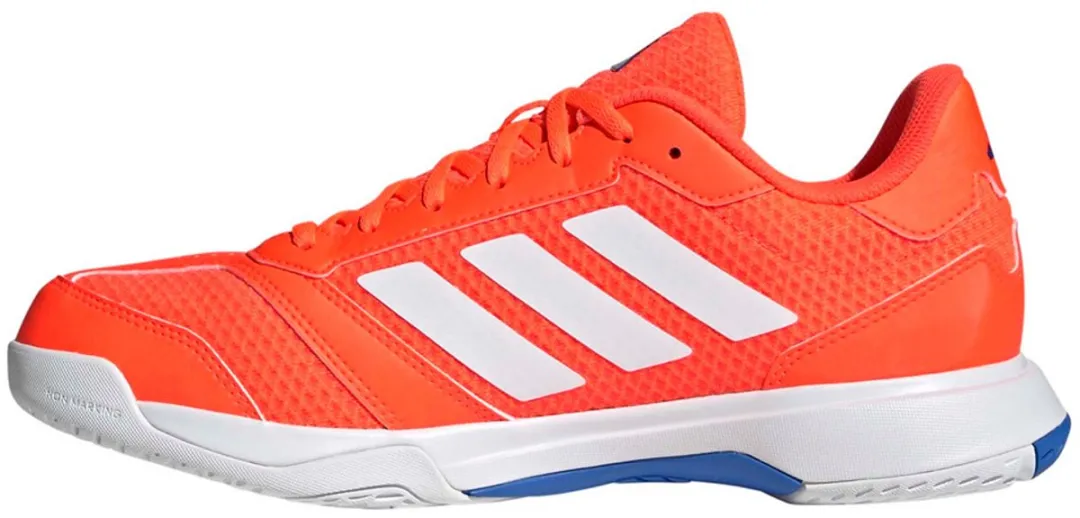 Adidas Ligra 8 Indoor Sportschoenen - EU 44 2/3 - Oranje/Wit/Blauw