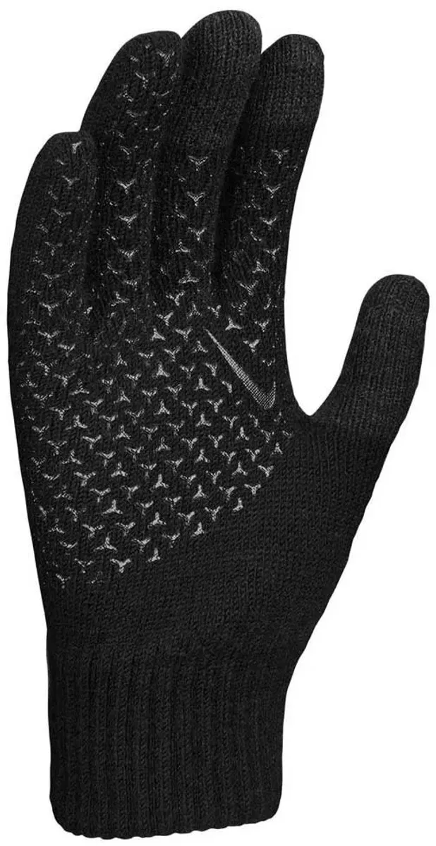 Nike Knitted Tech & Grip Handschoenen S/M - Zwart