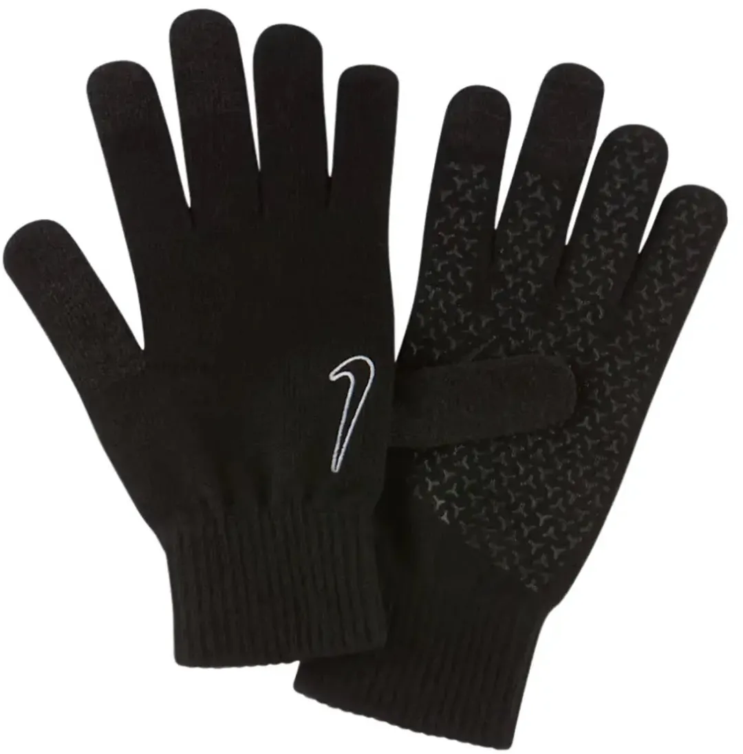 Nike Knitted Tech & Grip Handschoenen S/M - Zwart