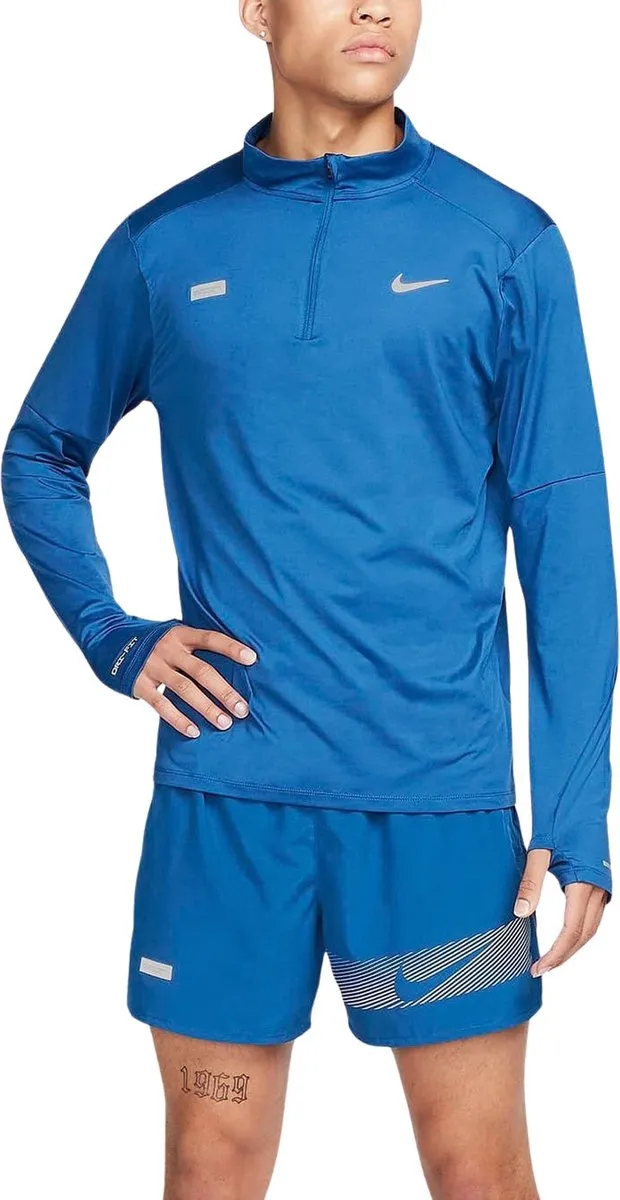 Nike Dri-FIT Element Flash Half-Zip Heren - XL - Blauw