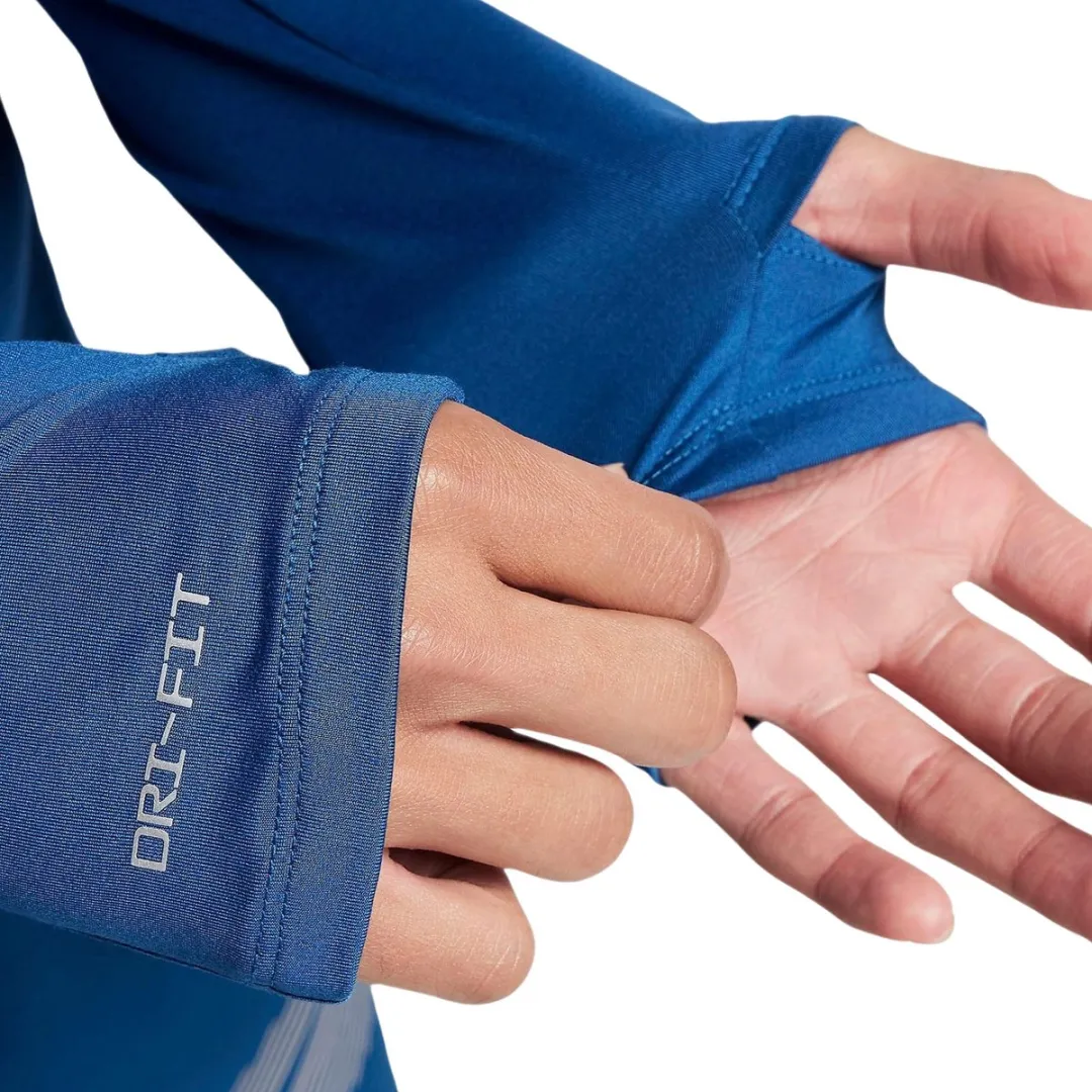 Nike Dri-FIT Element Flash Half-Zip Heren - XL - Blauw