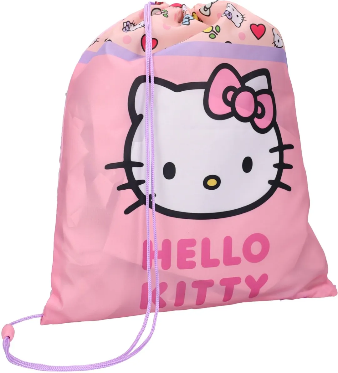 Hello Kitty Gymtas Sweet Charm Licht roze - 1 Vak