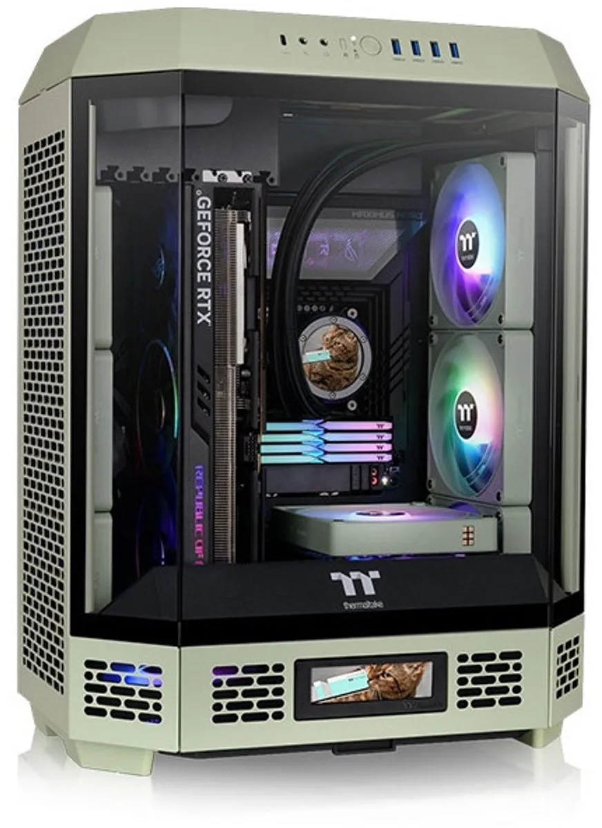 Thermaltake CA-1Z1-00MEWN-00 Midi Tower - Lichtgroen
