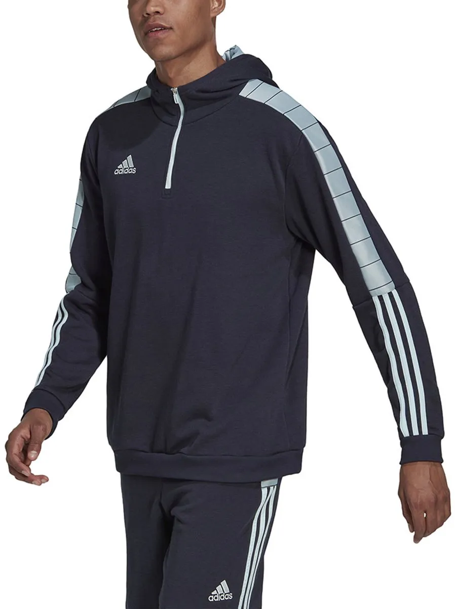 adidas Tiro Hoodie Heren - Donkerblauw S