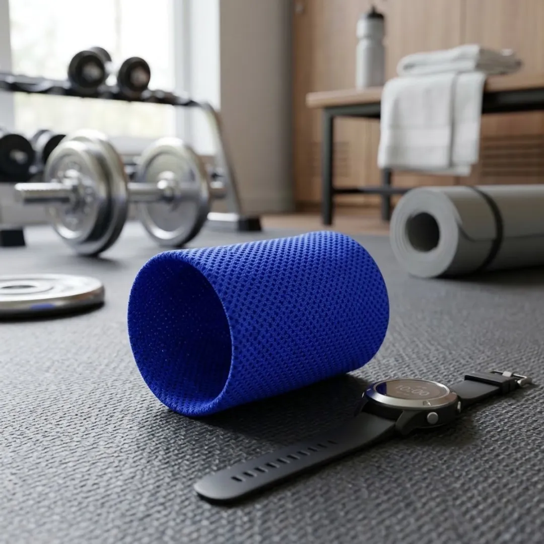 NuveX Blauwe Sport Polsband - Elastisch