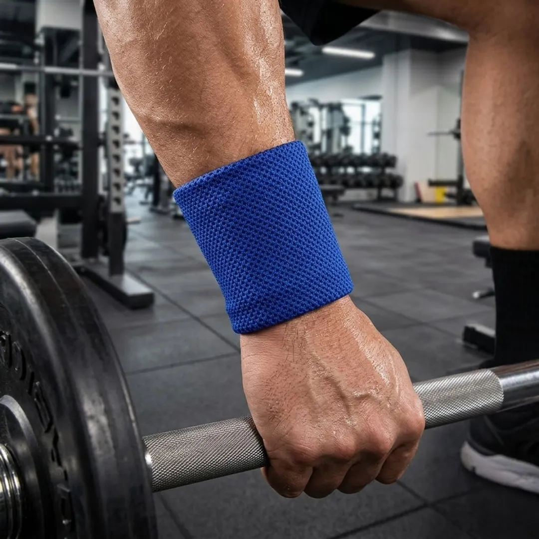 NuveX Blauwe Sport Polsband - Elastisch