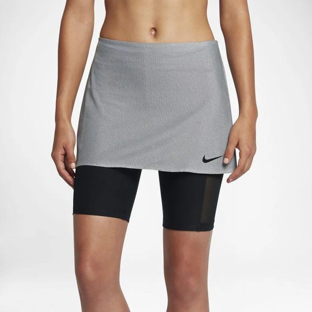 Nike Dames Tennis Rok S - Grijs