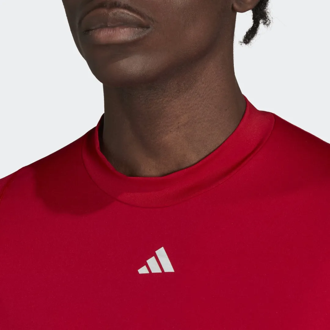 adidas Performance Techfit COLD.RDY Longsleeve - Heren Rood M