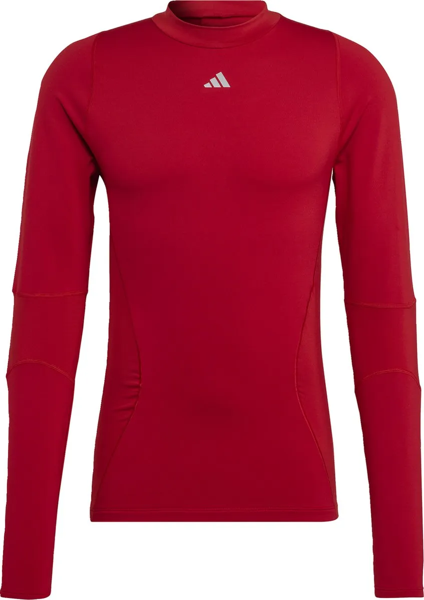 adidas Performance Techfit COLD.RDY Longsleeve - Heren Rood M