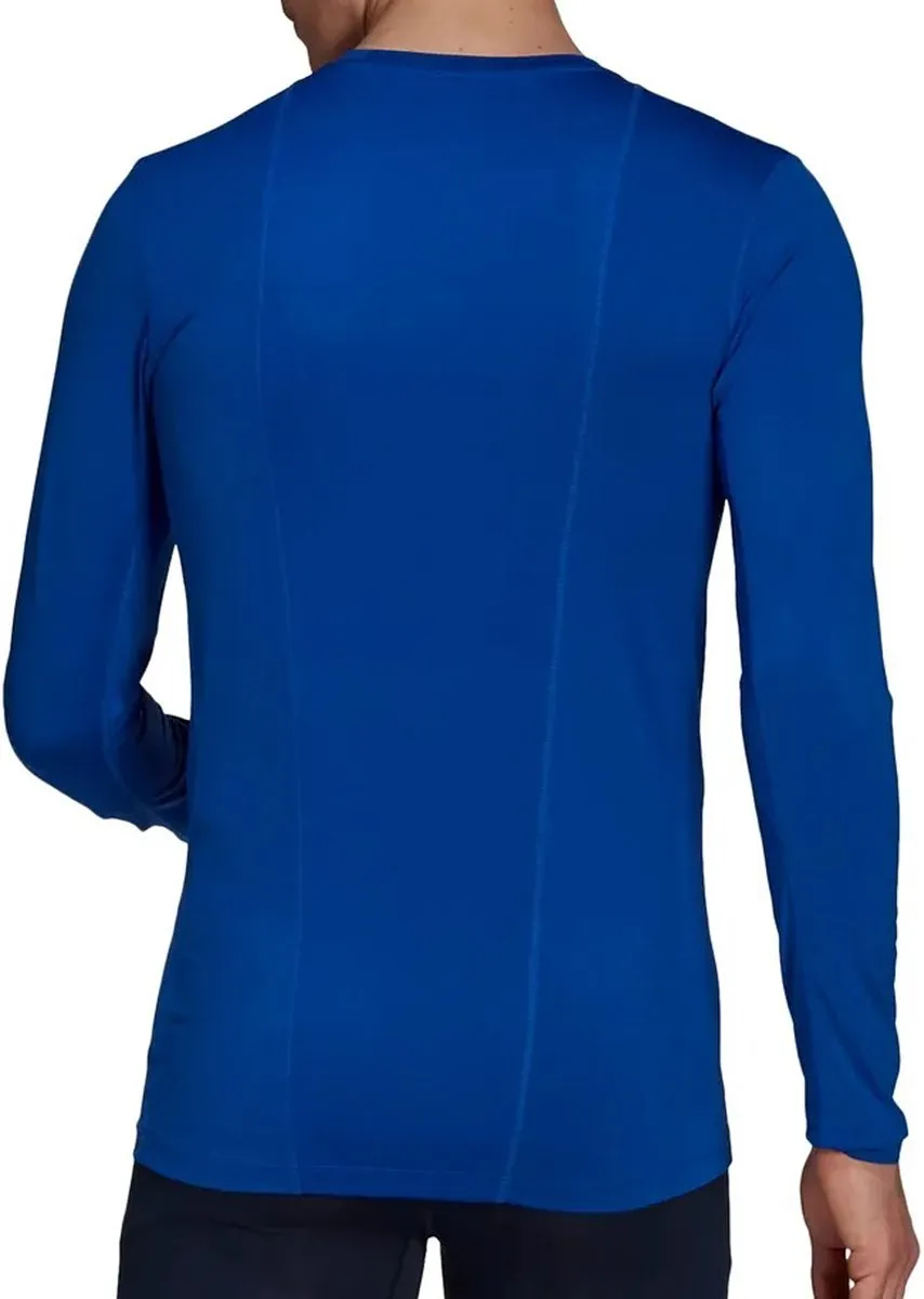 Adidas Techfit Compression Longsleeve Sportshirt GU7335 - S - Blauw