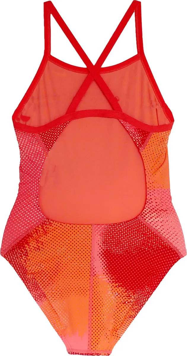 Nike Swim Haze Crossback Tank Badpak - Oranje - Maat 40