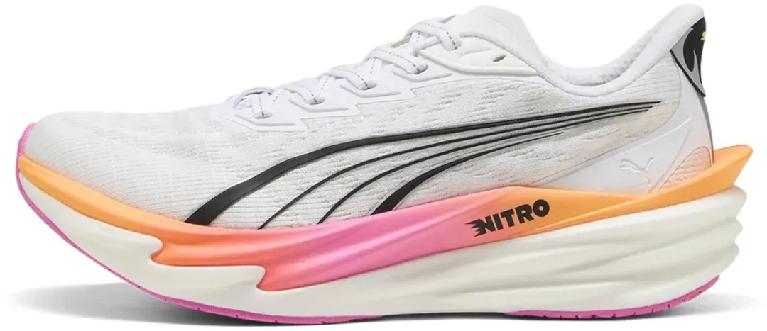 PUMA Deviate Nitro 4 Hardloopschoenen - 40.5 - Wit