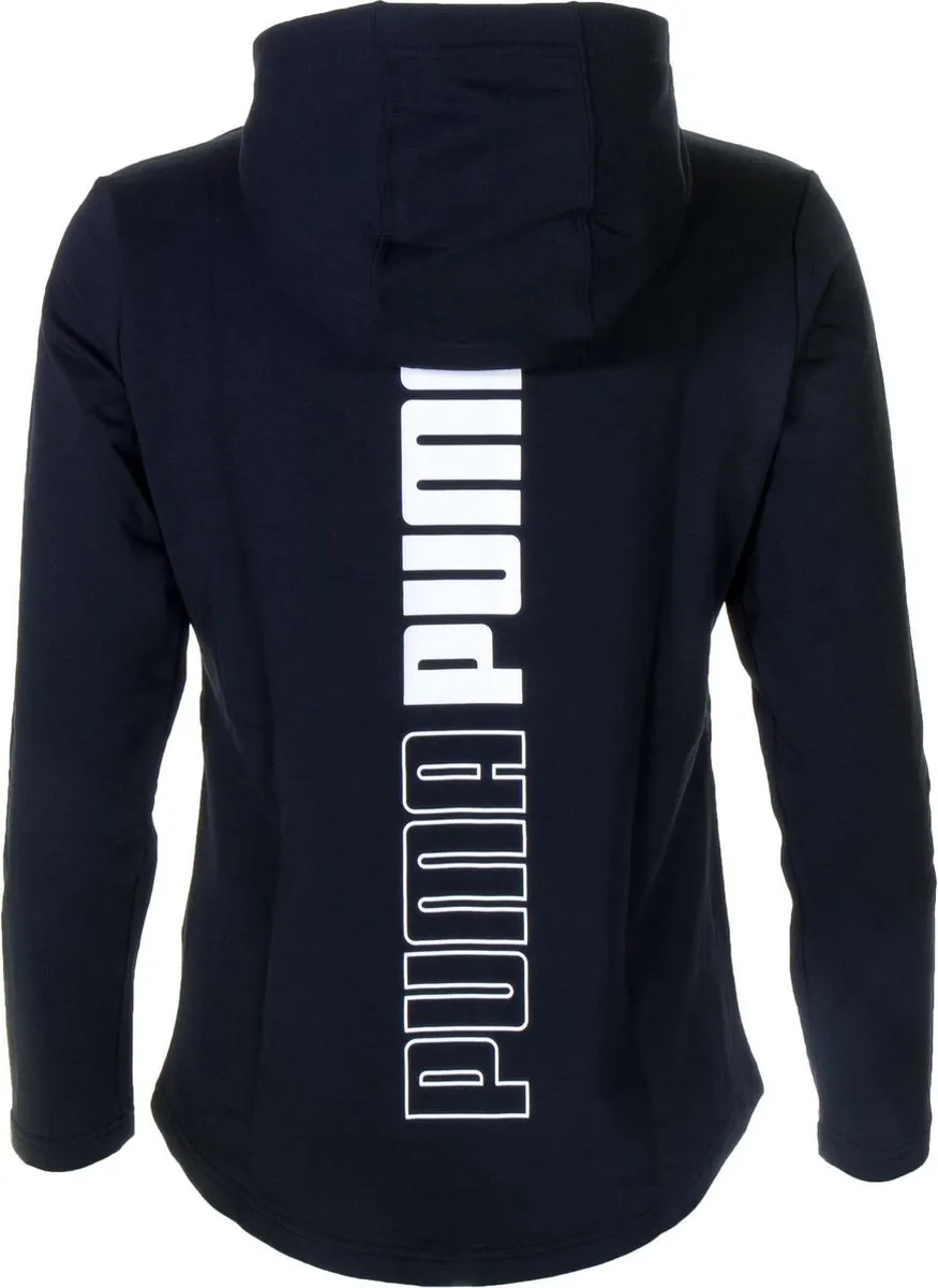 PUMA Modern Sport FZ Logo Hoody - M - Cotton Black