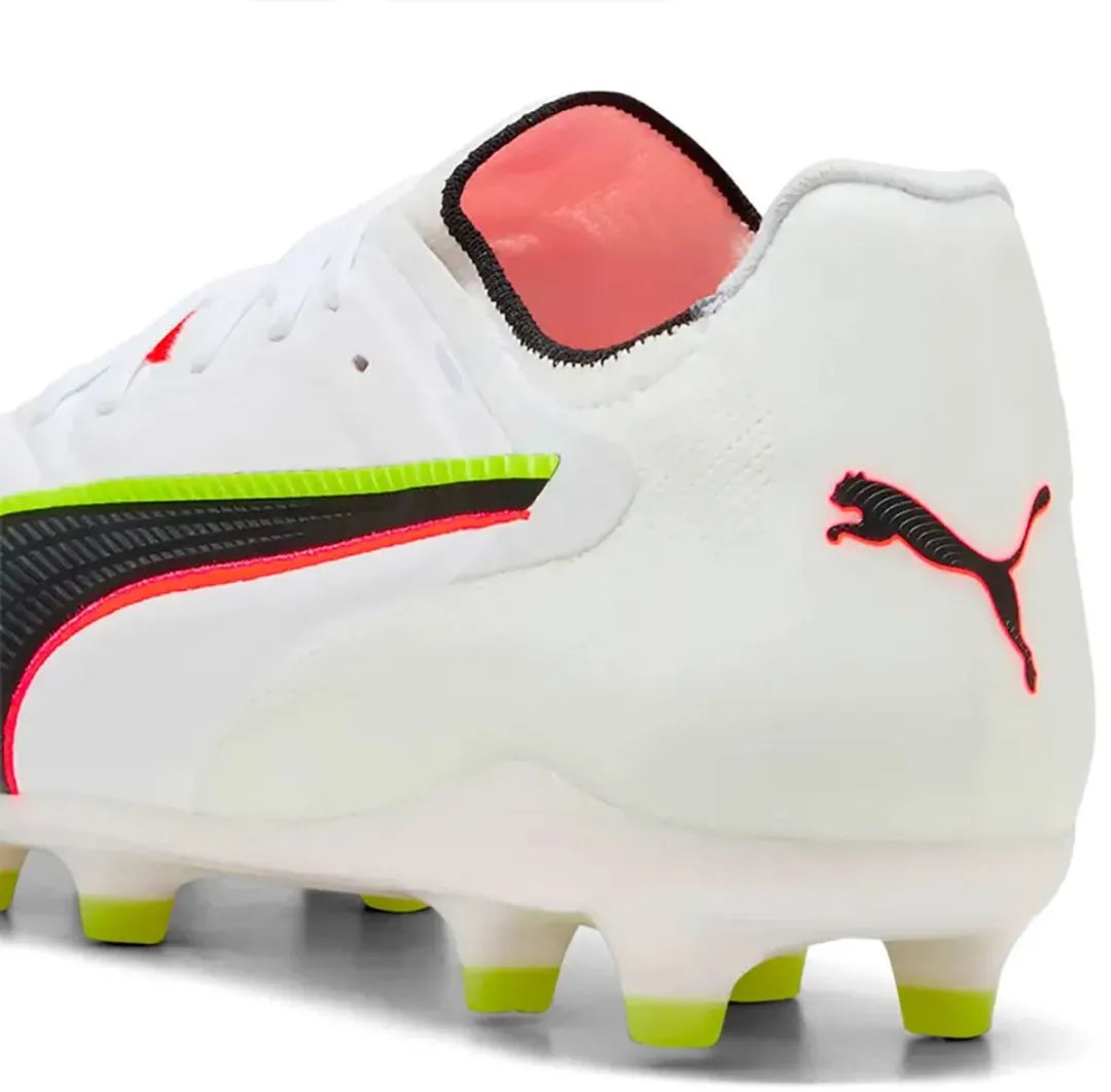 PUMA King 20 Ultimate FG/AG Voetbalschoenen 38.5 - Wit
