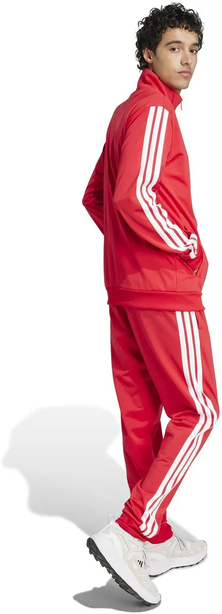Adidas M 3 Stripes TT Trainingspak - Rood - S