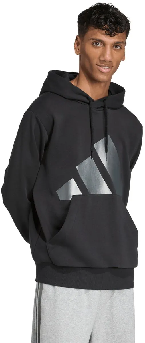 Adidas Heren Holiday 3S Hoodie - Zwart XS