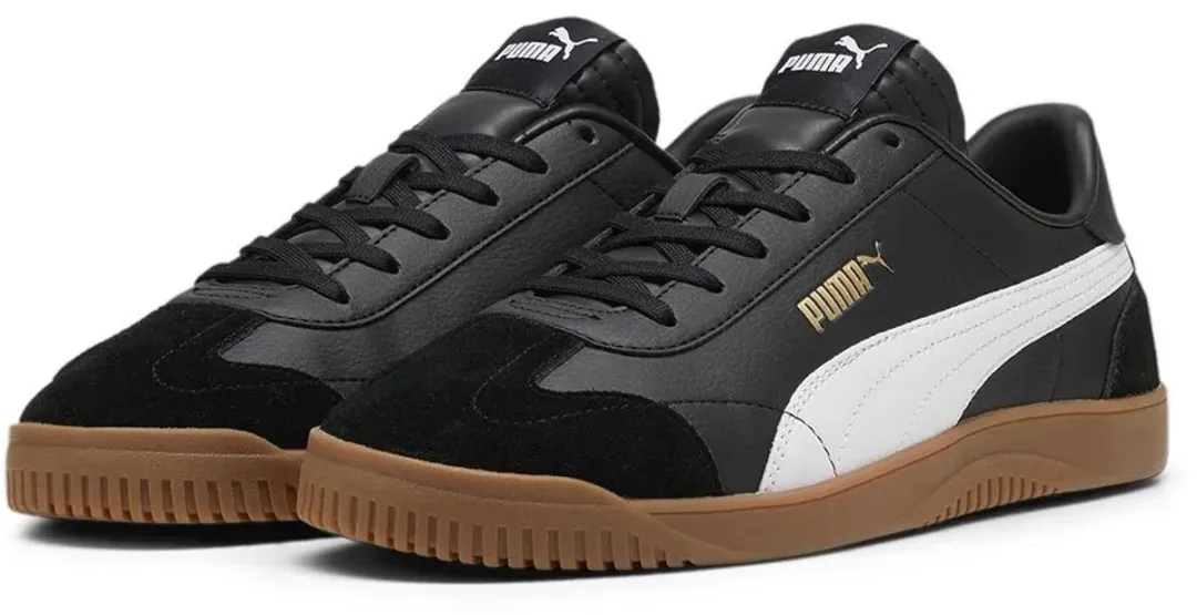 PUMA Club 5v5 SD Schoenen - 36 - Indoor - Zwart/Wit/Goud