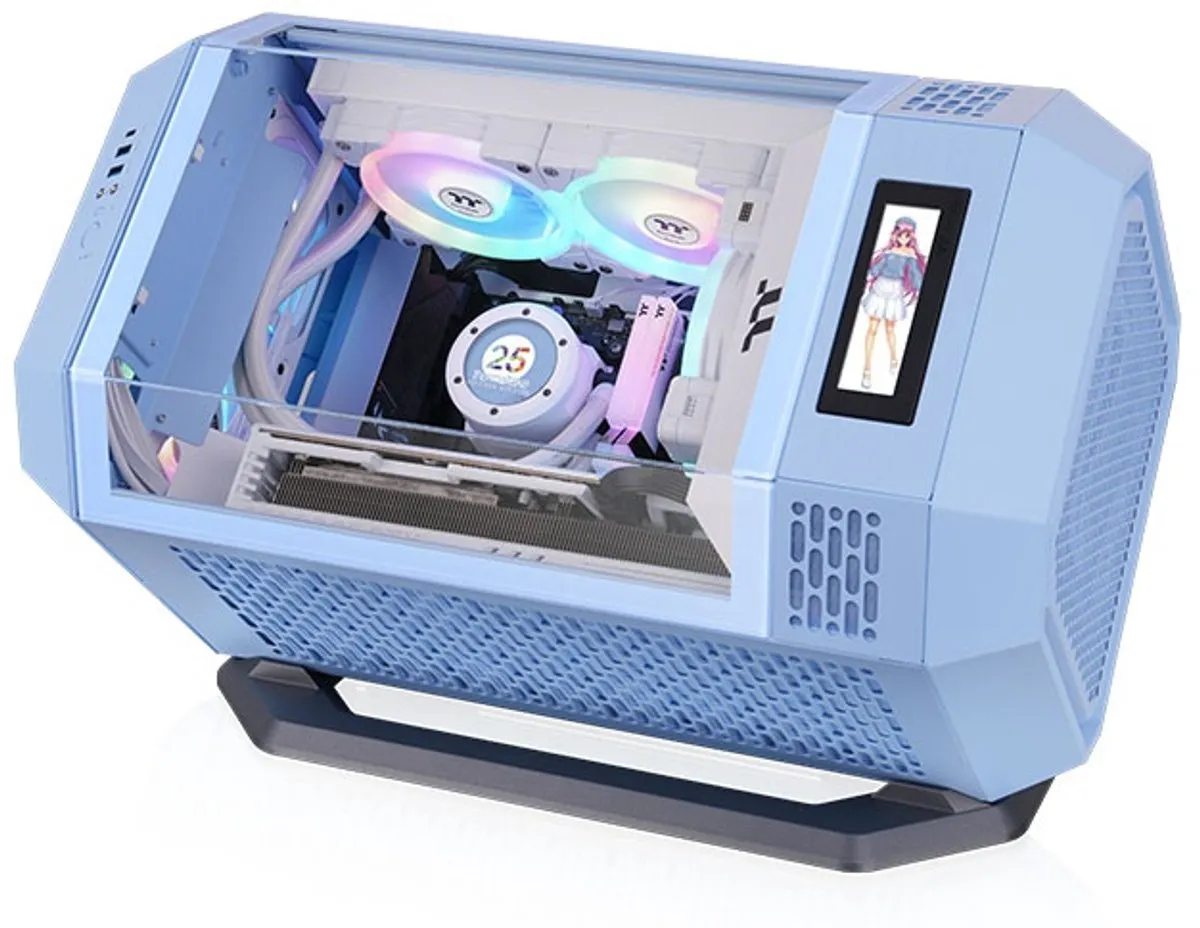 Thermaltake AC-078-ONFNAN-A1 Rack Server Doos - Zwart/Blauw - afbeelding 2 van 2