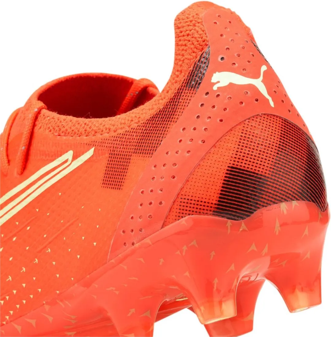 PUMA Ultra Ultimate FG Voetbalschoenen 42.5 - Fiery Coral-Fizzy Light