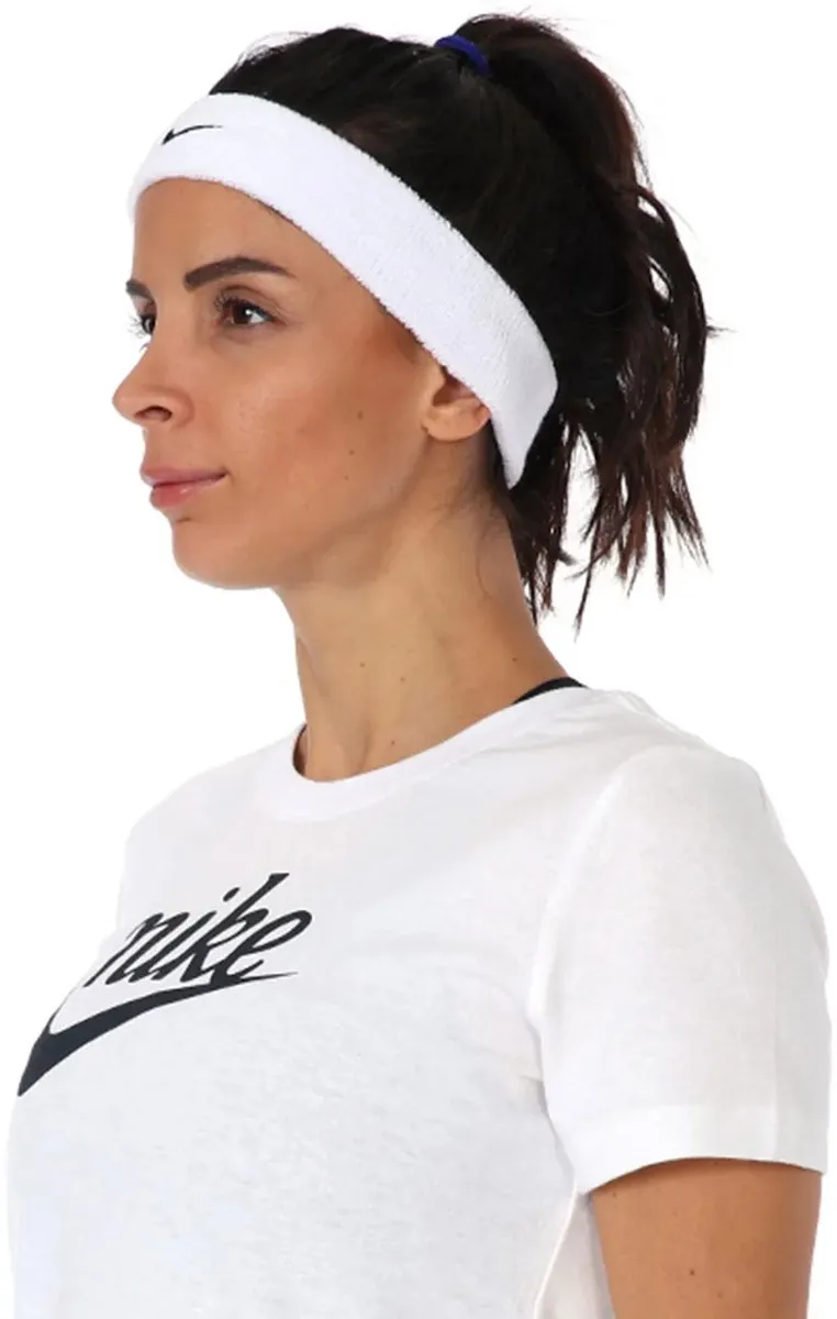 Nike Swoosh Hoofdband - Wit