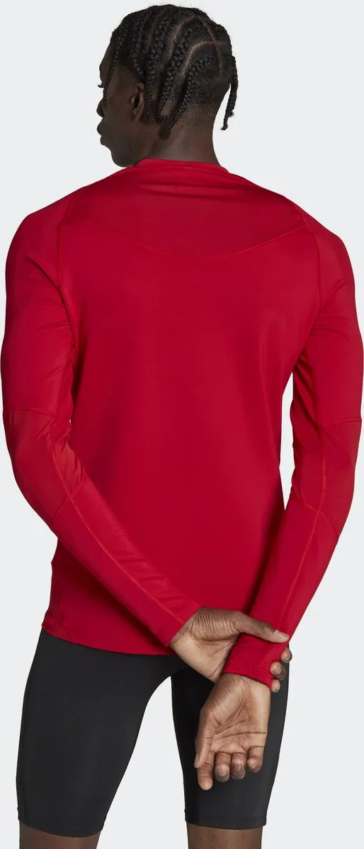 adidas Performance Techfit COLD.RDY Longsleeve - Heren - Rood - 2XL