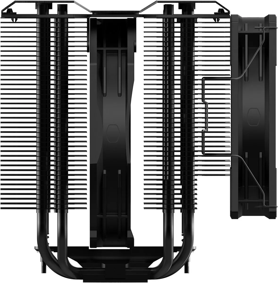 Cooler Master MasterAir MA824 Stealth CPU Koeler - 2 Ventilatoren - Zwart