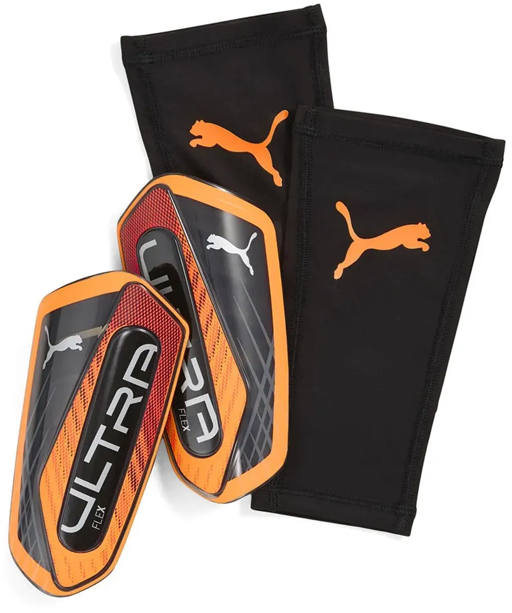 PUMA Ultra Flex Scheenbeschermers - Oranje - XS