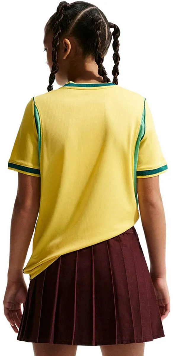 Nike Brazilië WK2026 Thuis Shirt Junior 152 - Geel/ Groen