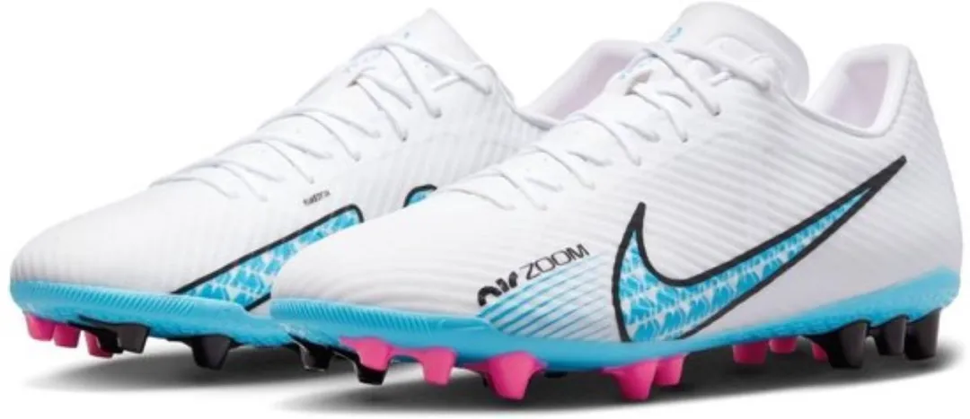 Nike Zoom Vapor 15 Academy AG Voetbalschoenen DJ5630-146 - Maat 43 - Wit/Blauw